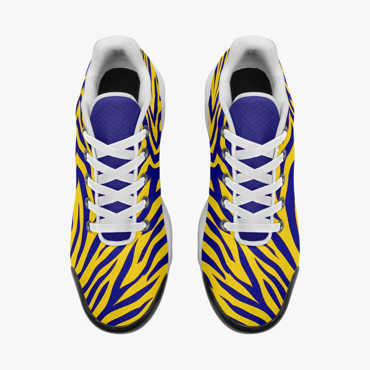 Animal Stripe Men’s Cushioned Lace-Up Sneakers