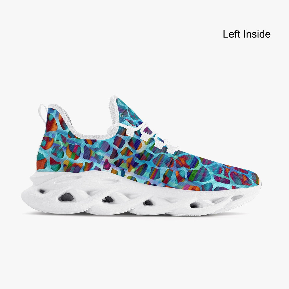 Chunky Sneaker mit abstraktem Print und gepolsterter EVA-Innensohle