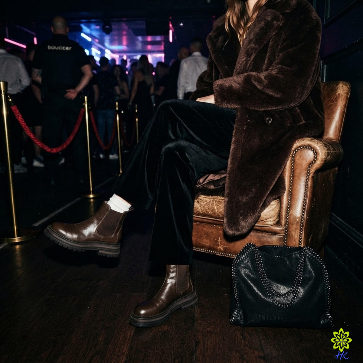 Plateau-Chelsea-Boots für Damen mit Profilsohle und elastischen Seiteneinsätzen