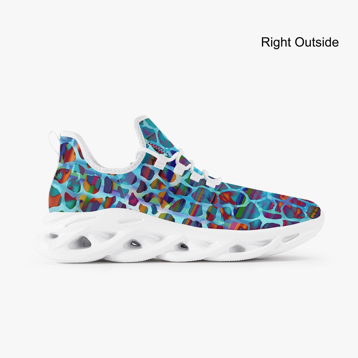 Chunky Sneaker mit abstraktem Print und gepolsterter EVA-Innensohle