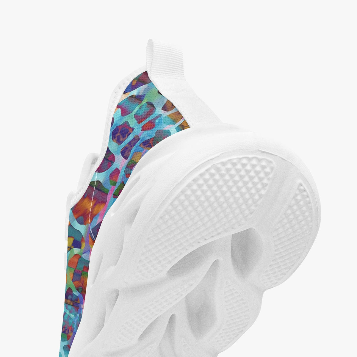 Chunky Sneaker mit abstraktem Print und gepolsterter EVA-Innensohle