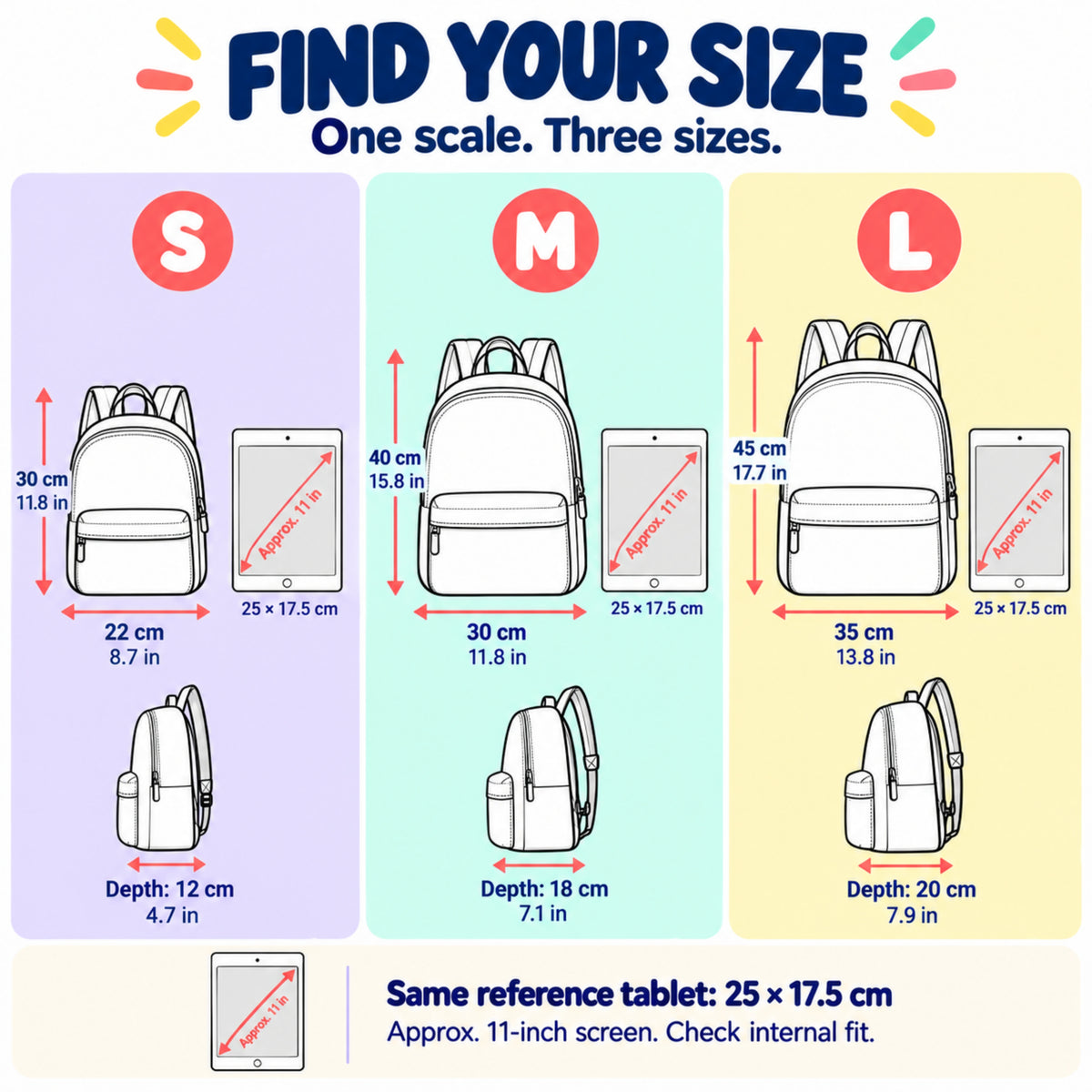 Mochila de vaca vista desde los ángulos lateral y trasero sobre una plataforma giratoria