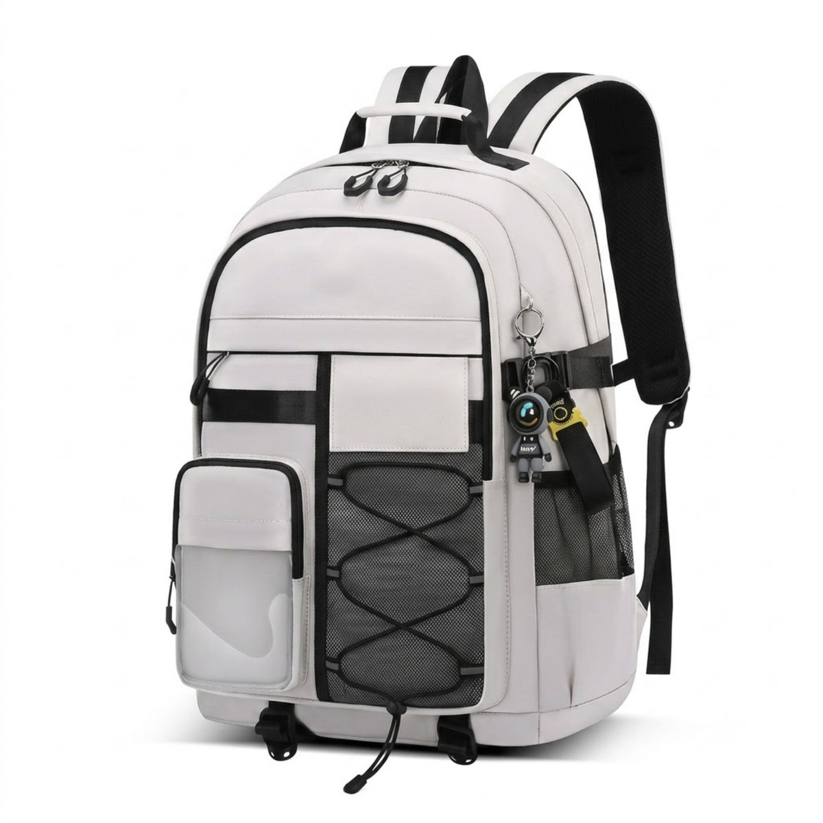 Geräumiger Rucksack für Schule und Reise