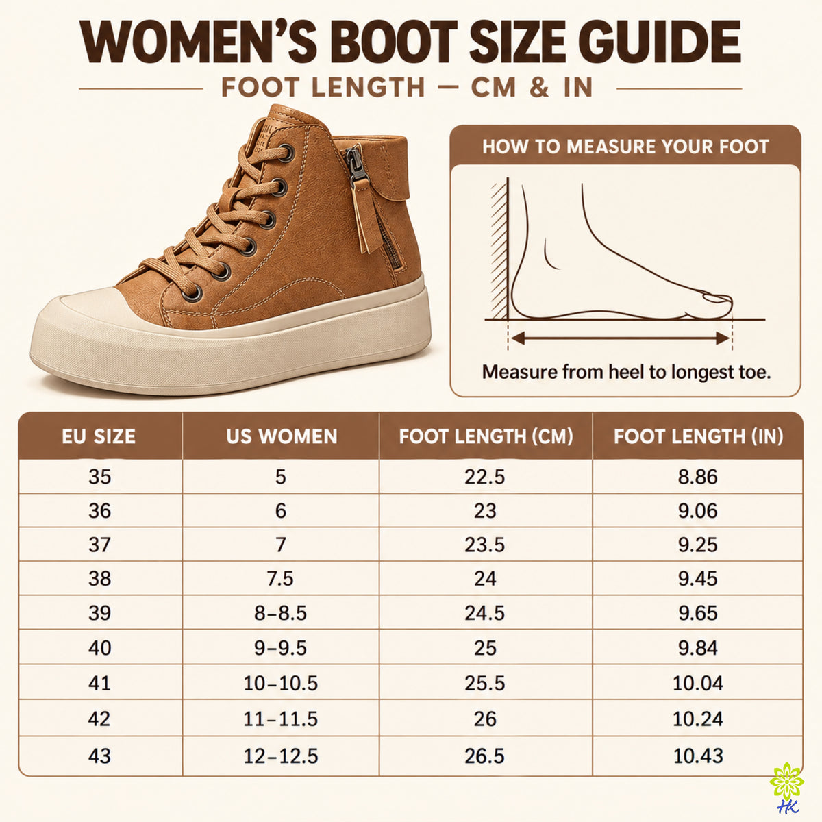 Braune Leder-High-Top-Sneaker mit Seitenreißverschluss
