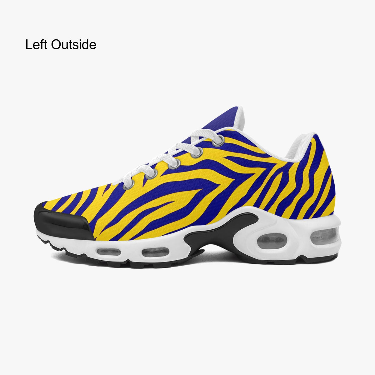 Animal Stripe Men’s Cushioned Lace-Up Sneakers