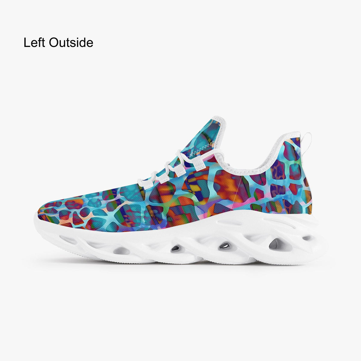 Chunky Sneaker mit abstraktem Print und gepolsterter EVA-Innensohle